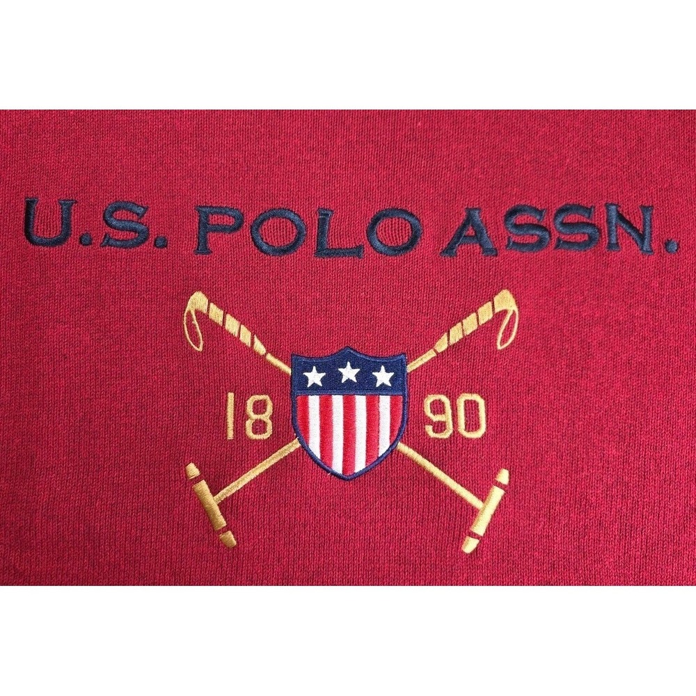 U.S. Polo Assn. Men's Red American Flag Knit Sweaterβ XL Pullover CREWNECK